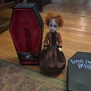 Living Dead Dolls Resurrection Series IX Lizzie Borden Sepia Variant